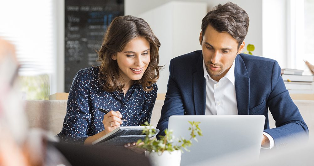 Business people working together at coffee shop Business people