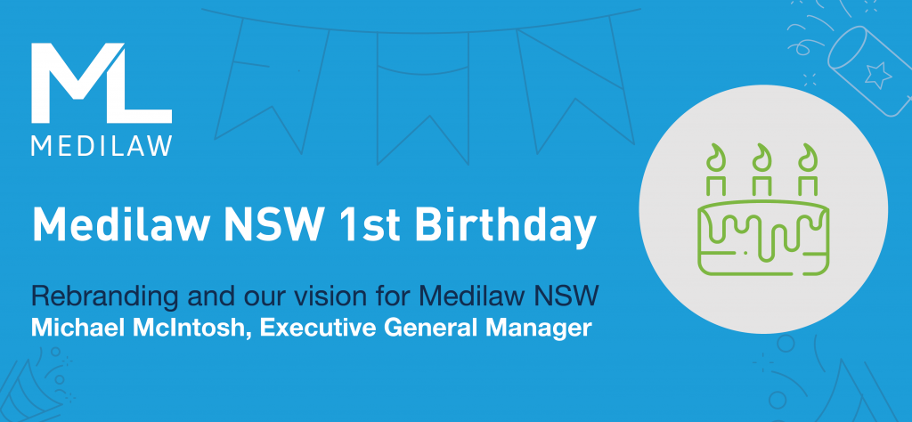 (Medilaw NSW's 1st Birthday) Why we rebranded and vision for Medilaw NSW - Michael McIntosh