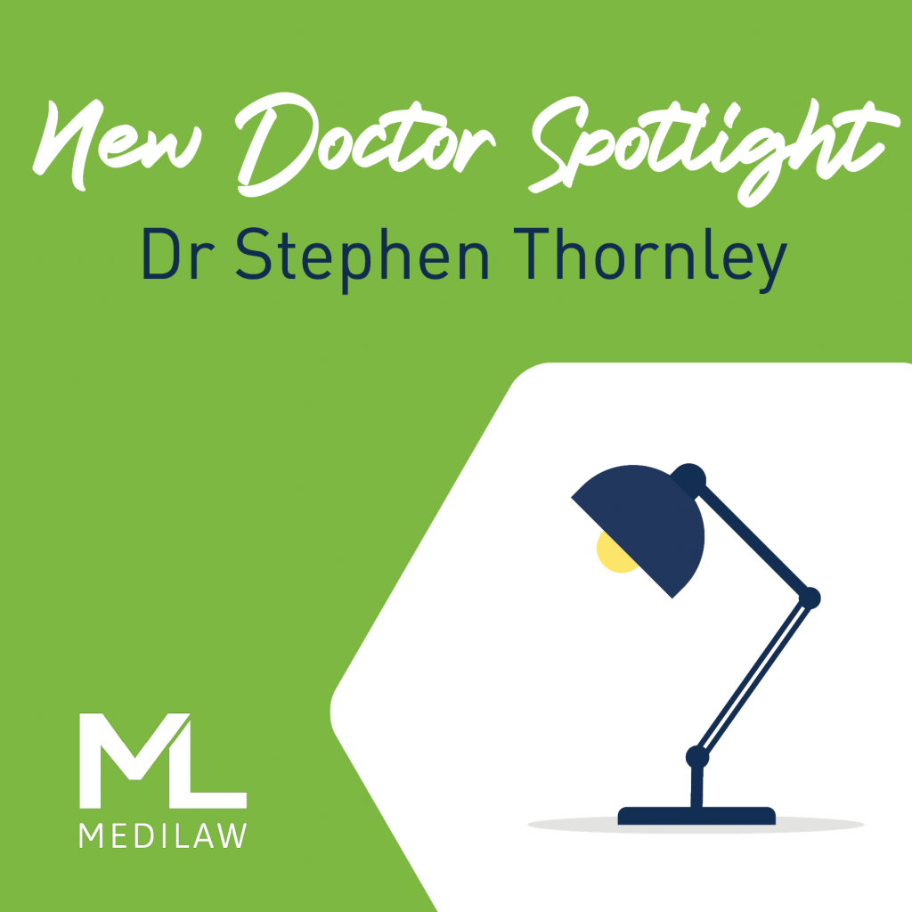 Introducing the newest addition to the Medilaw team: Dr Stephen Thornley