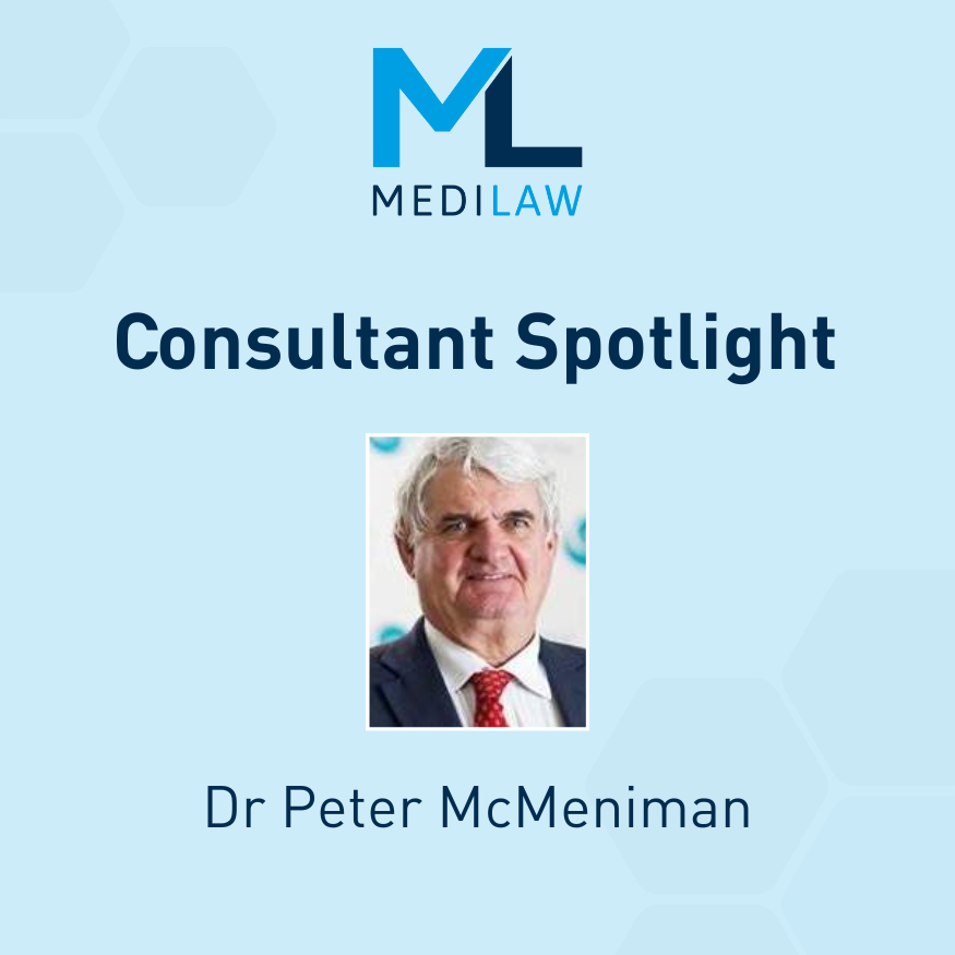 Medilaw’s spotlight doctor of the day: Dr Peter McMeniman, Orthopaedic Surgeon