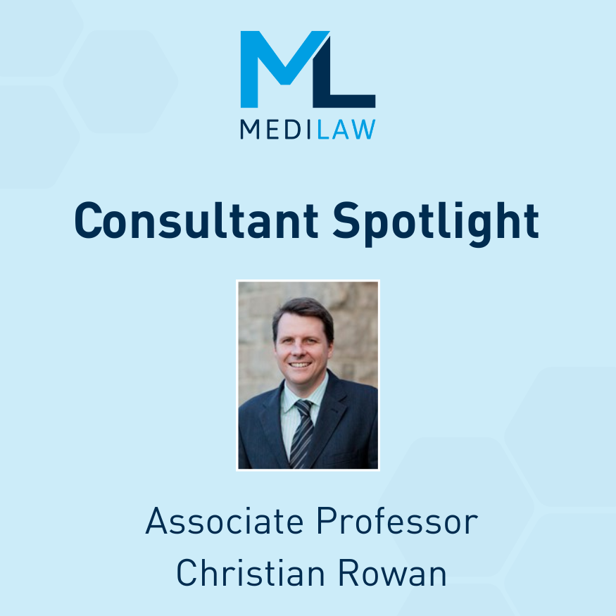 Medilaw’s spotlight doctor of the day: Assoc. Prof. Christian Rowan, Addiction Medicine and Pain Management Physician