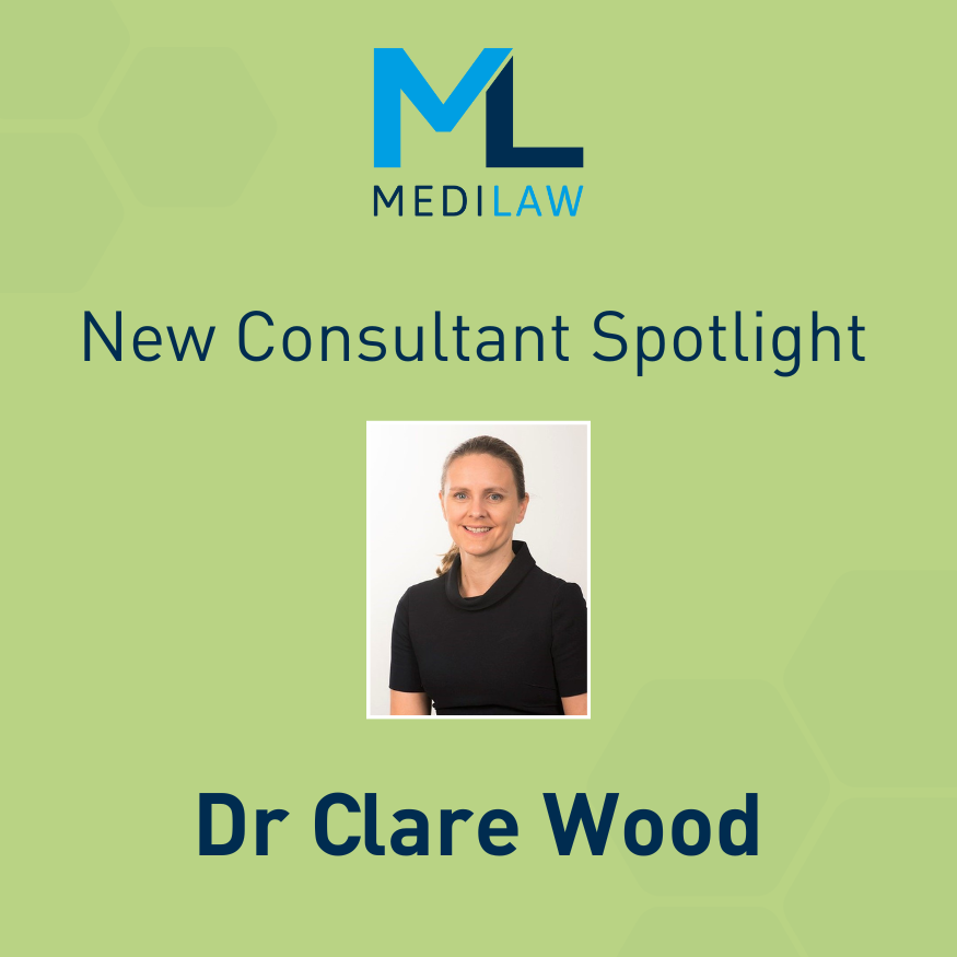 Medilaw’s Newest Consultant: Dr Clare Wood, Occupational Physician